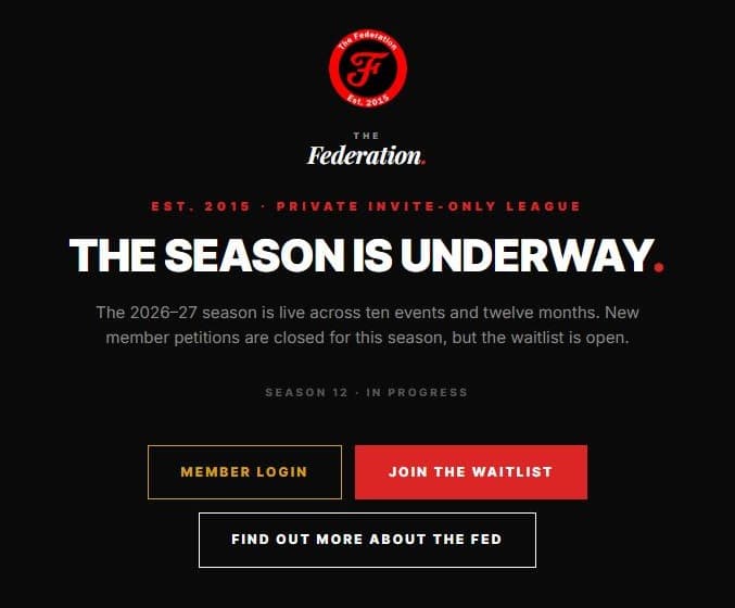The Federation home page
